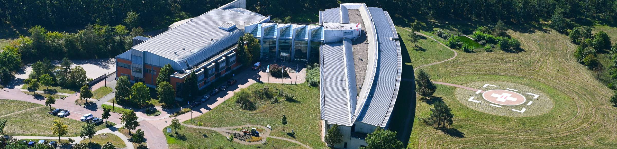 Klinikgelände des Krankenhauses 