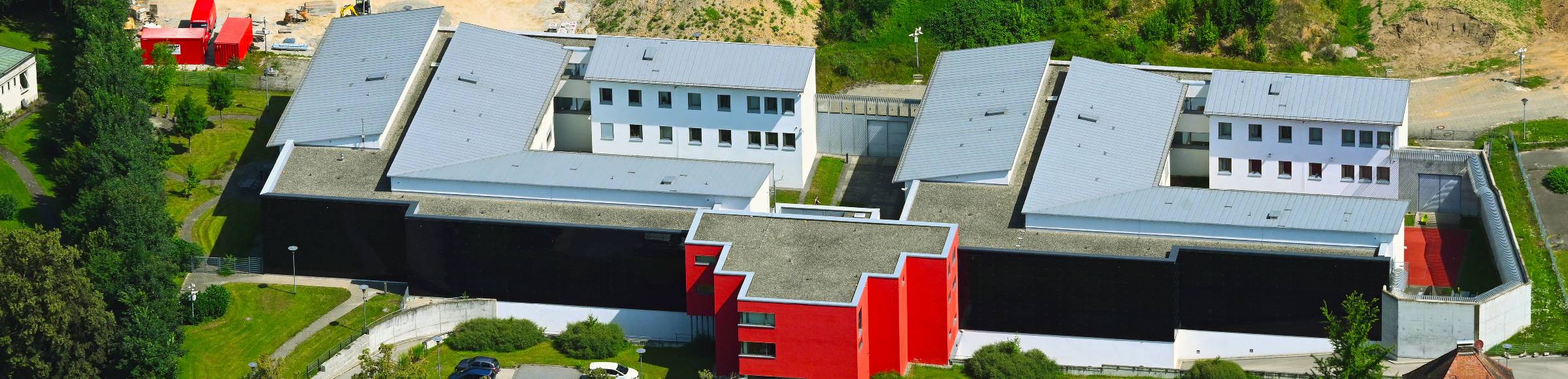 Gelände der Forensik - Psychiatrie - Klinik 